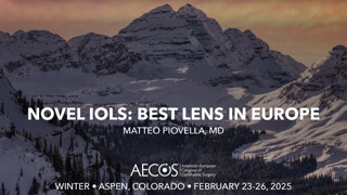 Novel IOLs: Best Lens in Europe